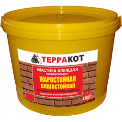 Мастика 1,5 кг Терракот