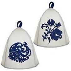 Шапка Гжель