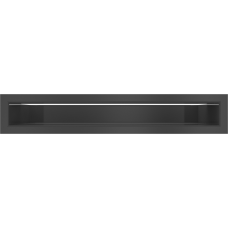 Решетка вентиляционная Kratki черная Luft 60*400