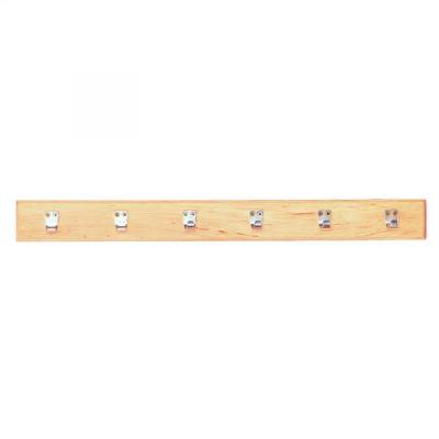 Вешалка прямая 6 крючков ольха