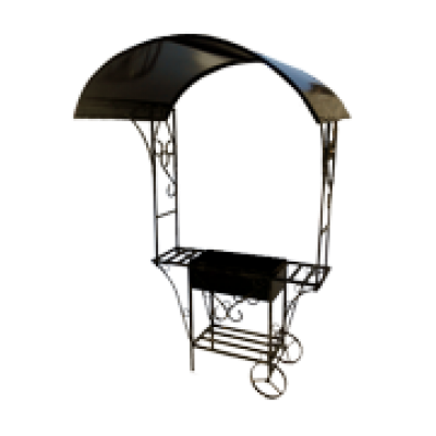 Мангал передвижной МП-02