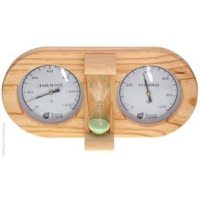 Термометр + гигрометр + песочные часы 