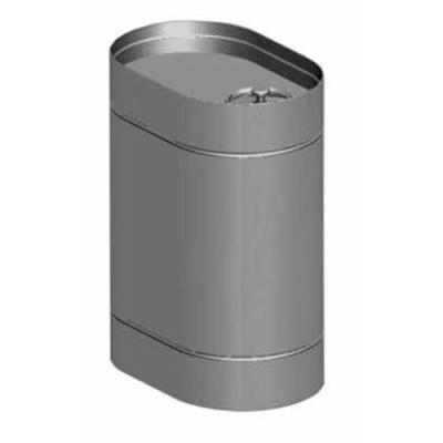 Бак нерж. 90л овал