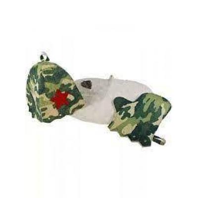 Набор КАМУФЛЯЖ  (шапка, коврик, рукавица)